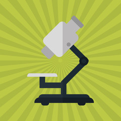 Microscope icon design , vector illustration