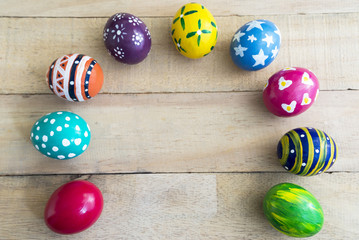 Coloring Easter Eggs