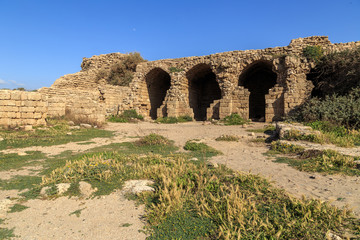 The archaeological ruins are on the Mediterranean coast of Israel. Ashdod