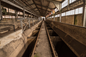 Kohletransport im Kraftwerk