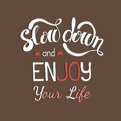 Vector hand drawn lettering