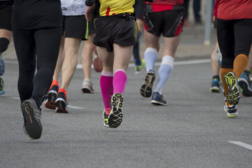 Fototapeta premium People running