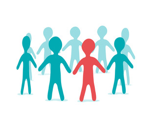 Personalità e carattere per distinguersi del gruppo