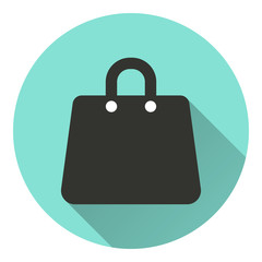 Shopping bag - vector icon.