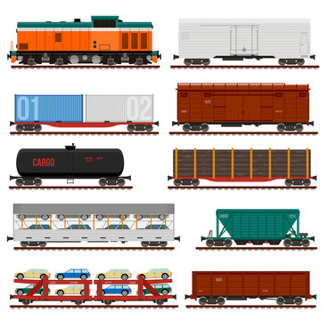 freight train car types