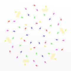 An abstract colorful pattern.