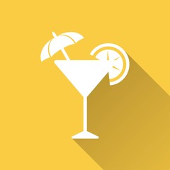 Cocktail - vector icon.