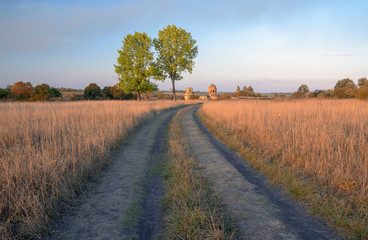 Russian countryside landscape