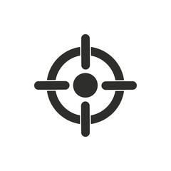 Obraz premium Aim - vector icon.