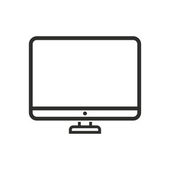 TV - vector icon.
