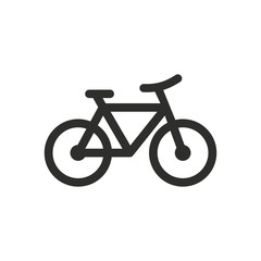 Fototapeta premium Bicycle - vector icon.