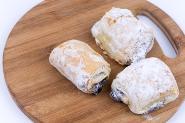 Cookies with poppy seed and powder sugar