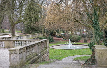 Aachen Stadtpark Brunnen 1