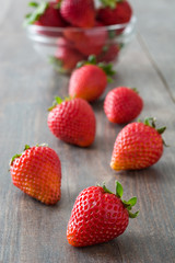 Delicious fresh strawberries
