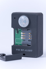 Obraz premium Infra red alarm device with sensor and sim card