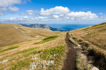 mountain pathway in Crimea
