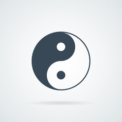 Ying yang icon.