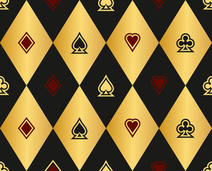 casino background.Casino  design elements vector icons. Casino g