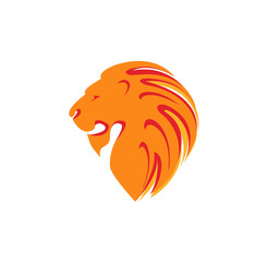 lion head. Company logo design