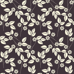 Beautiful endless pattern with floral bouquet