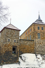 Akershus Fortress in Oslo, Norway. January 04, 2013