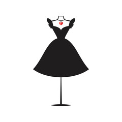  dummy dress illustration vector