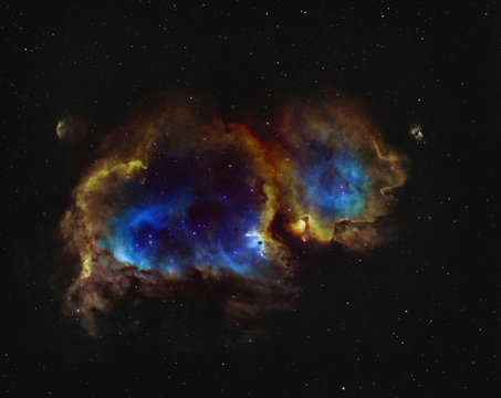 The Soul Nebula (IC1848) taken with TS Star71 and Atik 383l+ (Halpha, OIII, SII Baader-Filters).

Total exposure of 8 hours.