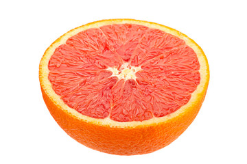 Red orange citrus isolated