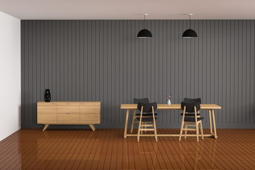 working room in house interior 