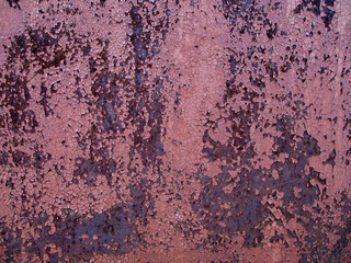 Old cracked paint on the wall. Grunge texture