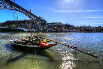 Bridge Luis I at Porto, Portugal