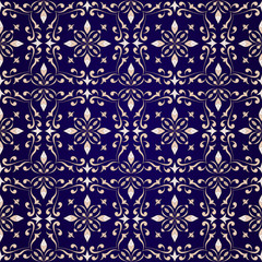 Beige seamless texture on dark blue background.