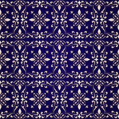 Beige seamless texture on dark blue background.