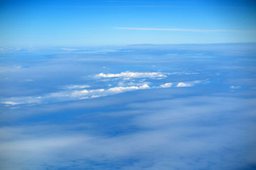 Dense cloudiness over high Asian mountains