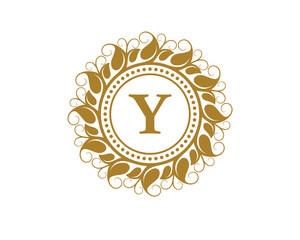 Y Crest Beauty Leaf Logo