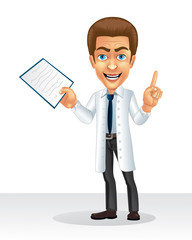 Cartoon character to profession doctor