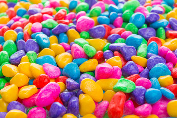 Colorful stones background