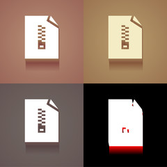 3_Vintage_Icons_With_Long_Shadow