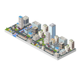 Large isometric city