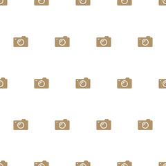 Photo camera seamless pattern