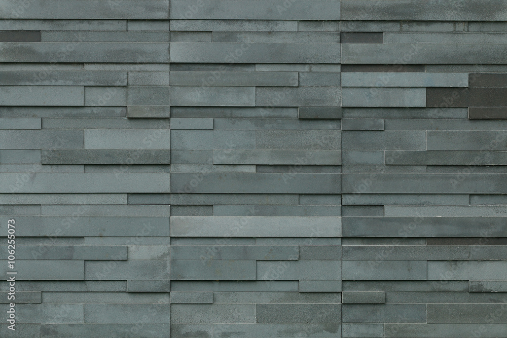 Poster Dark slate wall for pattern and background