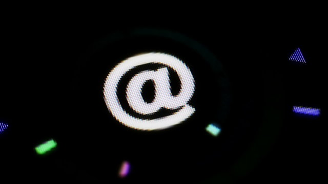 E-mail icon. Looping.