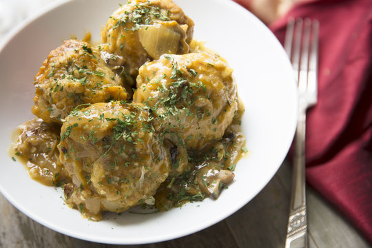 Bowl of Bavarian Dumplings
