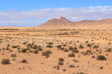 Arid valley in Morocco