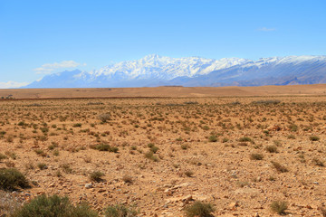 Naklejka premium Winter in Morocco