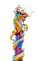 Obraz na płótnie Canvas Chinese dragon on isolate background