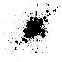vector splatter black color background. illustration vector desi