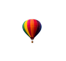 Fototapeta premium hot air balloon isolated on white background