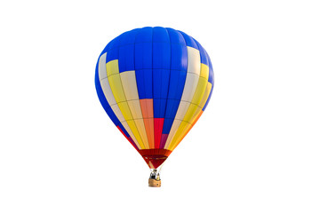 Fototapeta premium hot air balloon isolated on white background