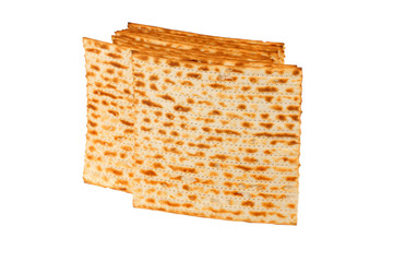 Matzo isolated on white background